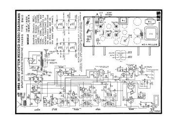Sparton 1040XX schematic circuit diagram